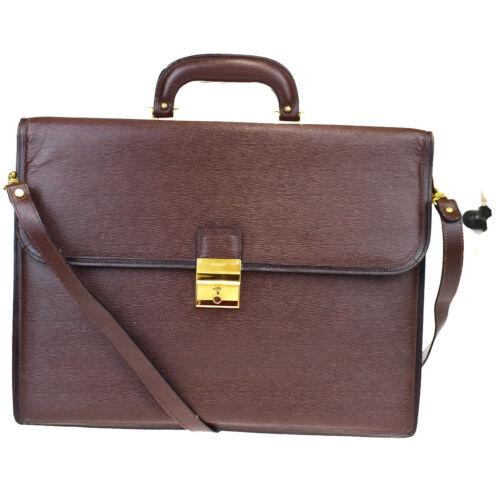 Authentic BALLY Logo 2Way Business Hand Bag Leather: Condition: \nPre-owned: An item that has been used or worn previously. See the sellerâ€™s listing for full details and description of any imperfections.\nSee all condition definitions- opens in a