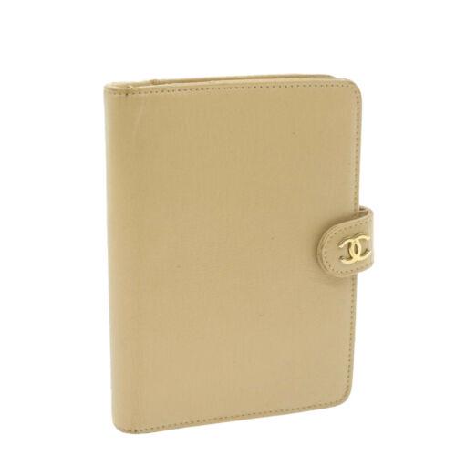 Authentic CHANEL Agenda Day Planner Cover Beige Leather: Brand: CHANEL Material: Leather Color: Beige Country/Region of Manufacture: France UPC: Does not apply EAN: Does not apply All Bidhaus items come with a 100% money-back authenticity guarantee. ALL SAL