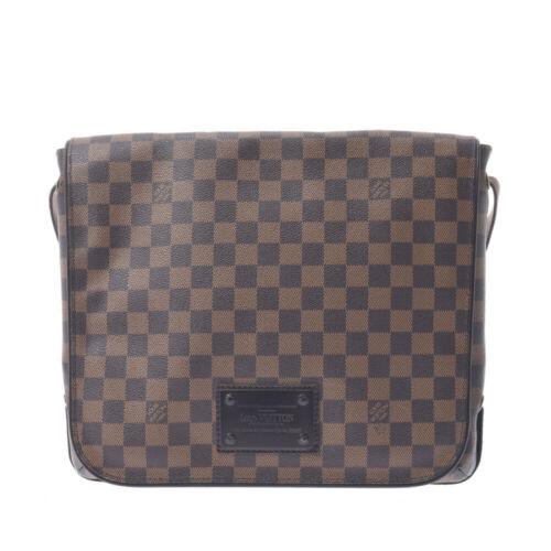 Authentic LOUIS VUITTON Damier Brooklyn MM Brown N51211: Brand: LOUIS VUITTON Bag Length: 28cm Style: bags Department: unisex Size: See Description Type: Semi Shoulder Bag Bag Height: 25cm Format: FixedPrice Bag Depth: 9cm UPC: Does not apply All Bidhaus it