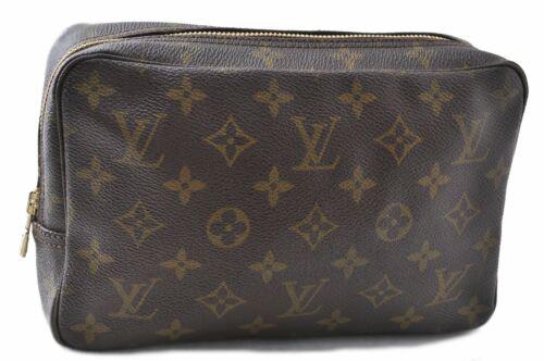 Authentic Louis Vuitton Monogram Trousse Toilette 23: Brand: Louis Vuitton Style: Clutch Bag Country/Region of Manufacture: France Type: Clutch Bag Serial Number: 841 Department: Women Bag Length: 9.1inches(23cm) Material: Monogram Canvas Bag Height: 5.9