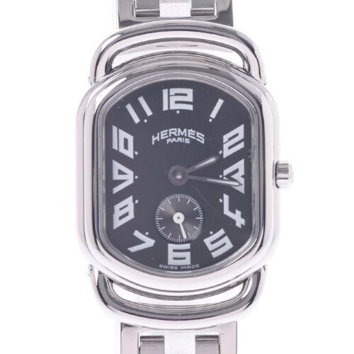 Authentic HERMES Rally RA2.210 watch: Brand: HERMES Department: Ladies Style: watch Movement: Quartz Material: Stainless Steel Dial Color: gray Color: Grey Type: Wristwatch Size: See Description Format: FixedPrice UPC: Does not apply All 