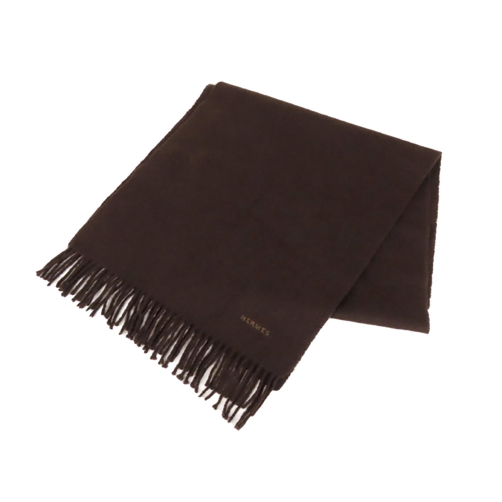 Authentic Hermes Cashmere Scarf: This item qualifies for FREE DOMESTIC SHIPPING to customers in the USA This scarf features a cashmere body with fringe details. Brand: Hermes Model: Cashmere Scarf Origin: France Category: Accessories