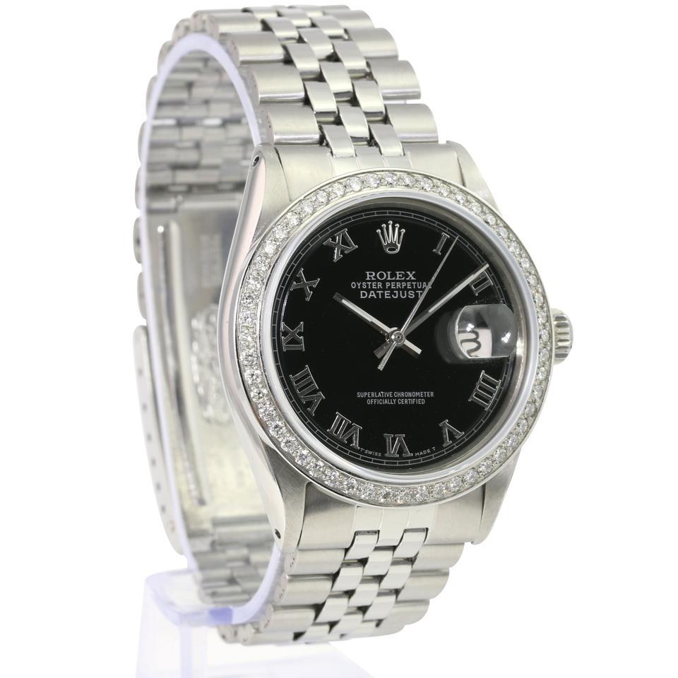 Authentic Rolex Datejust 36mm Jubilee: This item qualifies for FREE DOMESTIC SHIPPING for customers in the USA Details Brand: Rolex Condition: Pre-owned Excellent Model: Datejust Specifications Case Diameter: 36mm Case Material: Sta