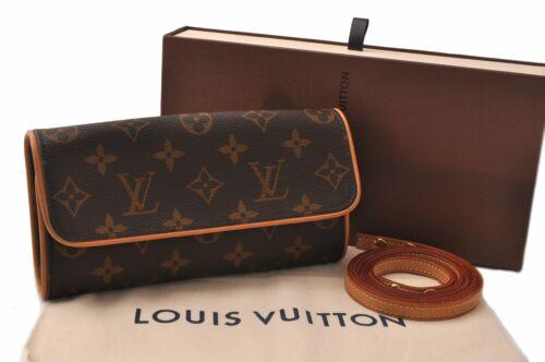 Authentic Auth Louis Vuitton Monogram Pochette Twin PM: This item qualifies for FREE DOMESTIC SHIPPING to customers in the USA Brand: Louis Vuitton Style: Shoulder Pouch Country/Region of Manufacture: Spain Type: Shoulder Pouch Serial Number: CA1919 Depart