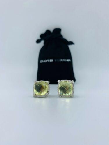 Authentic David Yurman Sterling Silver 9MM Lemon: This item qualifies for FREE DOMESTIC SHIPPING to customers in the USA Main Stone: Citrine Gender: Female Metal: Sterling Silver Main Stone Color: Yellow Brand: David Yurman Metal Purity: 925 parts pe