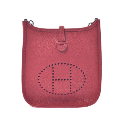 Authentic HERMES Evelyn TPM Amazon Rougebif Bag: This item qualifies for FREE DOMESTIC SHIPPING to customers in the USA Brand: HERMES Bag Depth: 5cm Style: Bag Bag Length: 16.5cm Color: Red Department: Ladies Size: See Description Type: Shoulder Bag