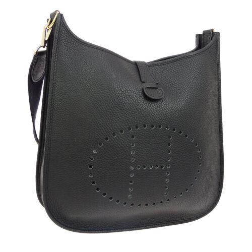 Authentic HERMES EVELYNE GM Shoulder Bag: This item qualifies for FREE DOMESTIC SHIPPING to customers in the USA Size: Large Closure: Button Accents: Logo Brand: HERMÃˆS Model: Evelyne GM Style Subtype: Shoulder Bag Country/Region of Manufa