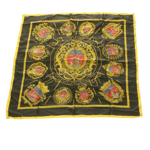Authentic HERMES Carre 90 scarf "LES ARMES DEPARIS": This item qualifies for FREE DOMESTIC SHIPPING to customers in the USA Brand: HERMES Type: unknown Color: Black Department: Woman UPC: Does not apply EAN: Does not apply The BIDHAUS Guarantee: Photos 