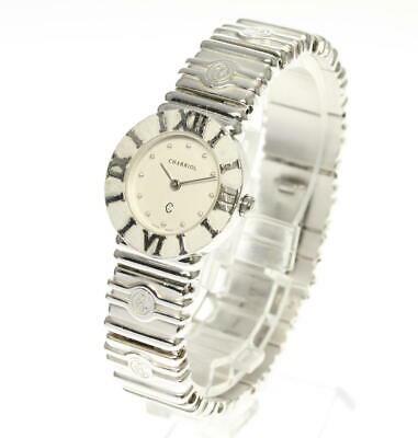 Authentic Charriol Saint-Tropez STSV Silver 925 Quartz: This item qualifies for FREE DOMESTIC SHIPPING to customers in the USA Product details Gender Ladies Material SV925 x Stainless Dial color silver Machine type quartz Ref.No STSV Serial No 98.0 No acce