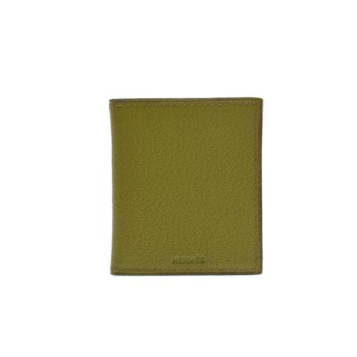 Authentic HERMES Mini photo case Anise green goods: This item qualifies for FREE DOMESTIC SHIPPING to customers in the USA Brand: HERMES Size: See Description Style: goods Department: unisex Material: Shave Type: Brand accessories Color: Green Format: 