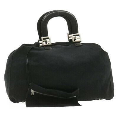 Authentic FENDI Hand Bag: This item qualifies for FREE DOMESTIC SHIPPING to customers in the USA Brand: FENDI Model: Hand Bag Country of Origin: Italy Material: Nylon Color: Black Size (Inch): (cm)W42 x H31 x D16cm(Approx) Siz