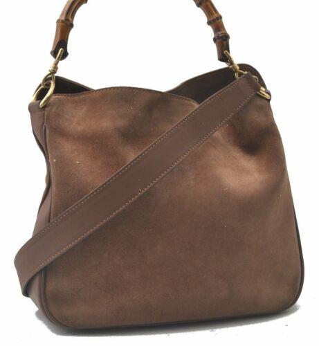 Authentic Authentic GUCCI Bamboo 2way Hand Shoulder Bag: This item qualifies for FREE DOMESTIC SHIPPING to customers in the USA Brand: GUCCI Style: Hand Bag Country/Region of Manufacture: Italy Type: Hand Bag Serial Number: 00137541638 Department: Women Bag