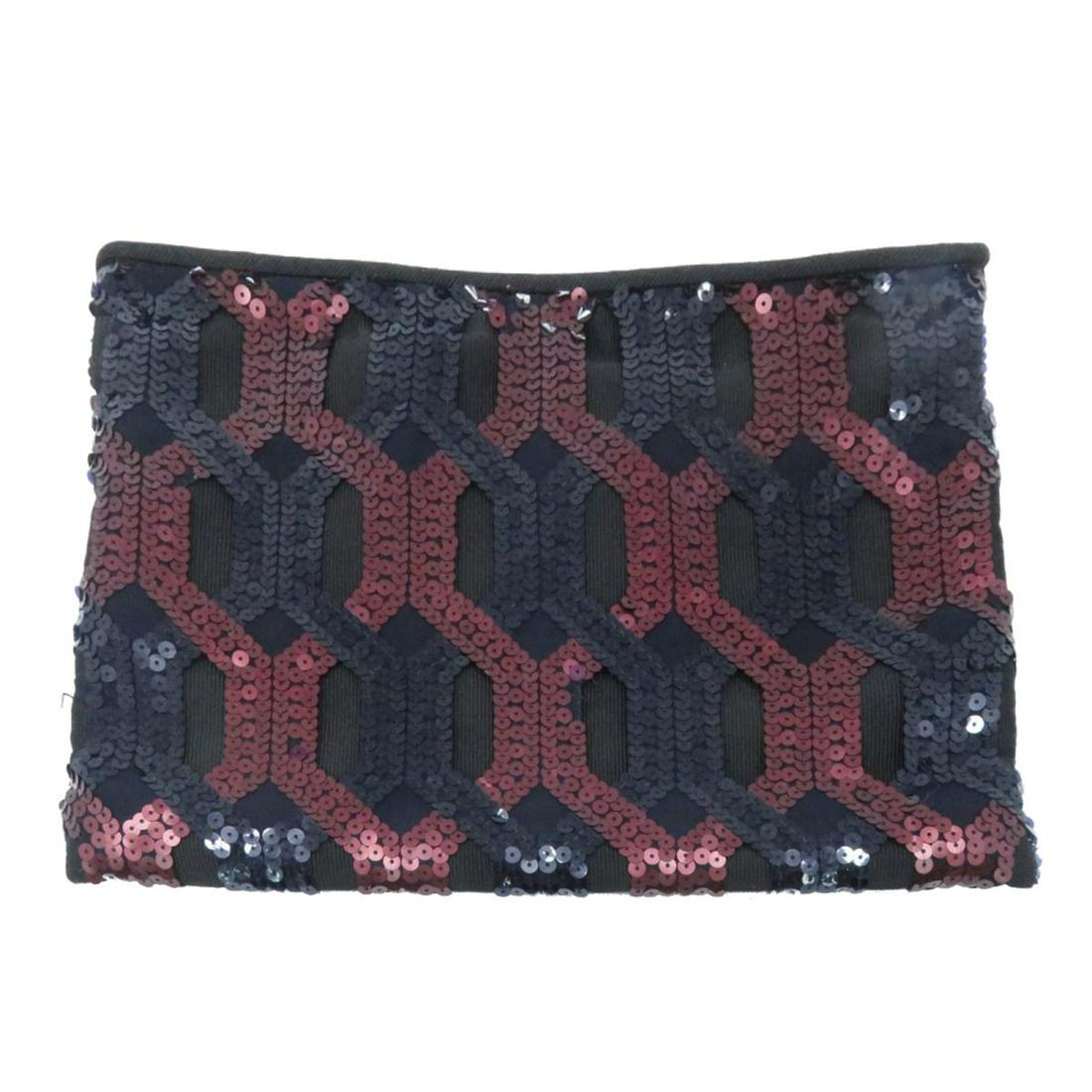 Authentic miu miu Pouch Second Bag Black Nylon: This item qualifies for FREE DOMESTIC SHIPPING to customers in the USA miu miu Pouch Second Bag Black Nylon Dimensions: W37Ã—H27cm The BIDHAUS Guarantee: Photos descriptions and estimates were prep