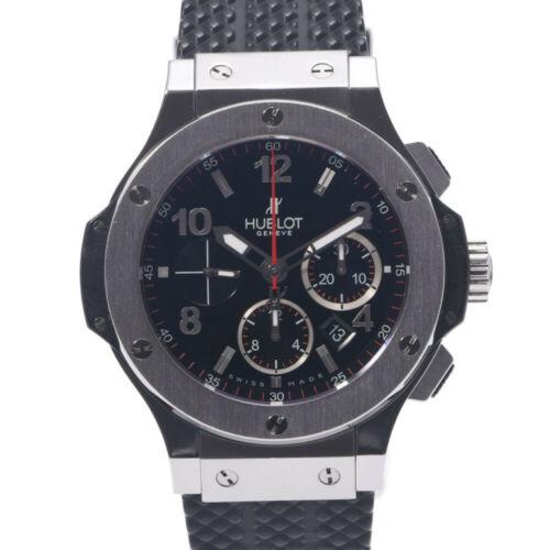 Authentic HUBLOT Big bang back scale 301.SX.130.RX: This item qualifies for FREE DOMESTIC SHIPPING to customers in the USA Brand: HUBLOT Department: mens Style: watch Movement: Mechanical Automatic Material: Stainless Steel / Rubber Dial Color: black C