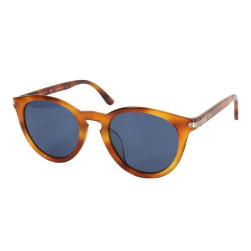 Authentic Cartier Sunglasses Brown Blue CT0010SA: This item qualifies for FREE DOMESTIC SHIPPING to customers in the USA Brand: Cartier Weight: 1.05Oz Style: Sunglasses Engraved: Ct0010Sa Color: Brown Blue Type: Sunglasses Country: Italy Frame Color: