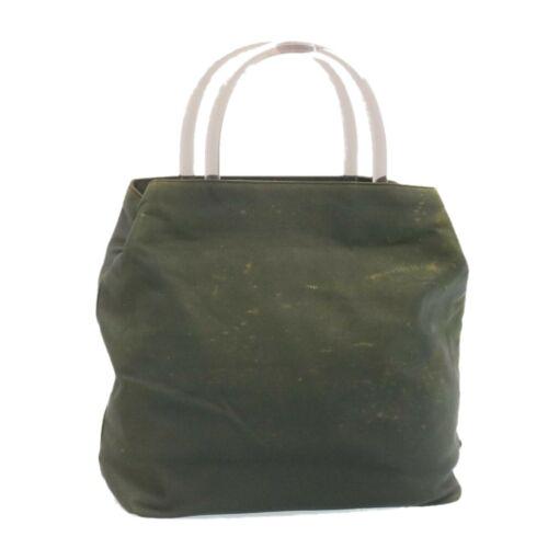 Authentic PRADA Nylon Tote Bag Khaki: This item qualifies for FREE DOMESTIC SHIPPING to customers in the USA Brand: PRADA Size: W28 x H29 x D13cm(Approx) Color: Khaki Country/Region of Manufacture: Italy Material: Nylon Type: unknown Styl