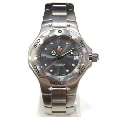 Authentic TAG HEUER Professional Boys Quartz Silver: This item qualifies for FREE DOMESTIC SHIPPING to customers in the USA Condition No noticeable scratches on the windshield The dial is beautiful There are scratches on the stainless steel part Brand: 