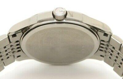 Authentic GUCCI Men's 126.4 Stainless Steel Black Dial: This item qualifies for FREE DOMESTIC SHIPPING to customers in the USA Maker Gucci (GUCCI) Shape / Drive system / Fine 1 Quartz Model / Item- Model: / Product number 126.4 Color black Material Stainle