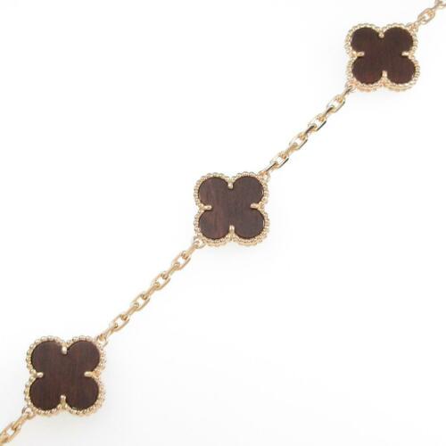 Authentic Van Cleef & Arpels Vintage Alhambra Bracelet: This item qualifies for FREE DOMESTIC SHIPPING to customers in the USA Brand: Van Cleef & Arpels Accessories: With Box. No Warranty Card Material: 750Pg Actualsize: Width: : 14.8Mm Gender: Ladies Cent