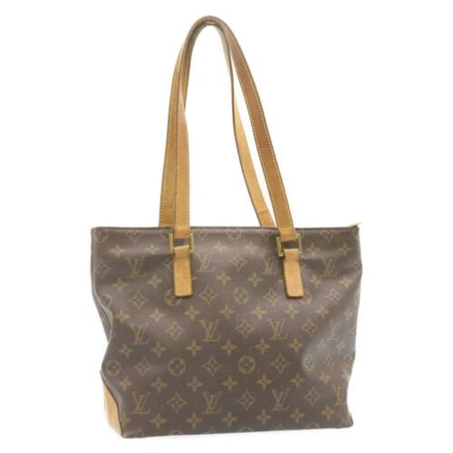 Authentic LOUIS VUITTON Monogram Cabas Piano Tote Bag: This item qualifies for FREE DOMESTIC SHIPPING to customers in the USA Brand: LOUIS VUITTON Size: W32 x H24 x D12cm / Shoulder Strap Length 48cm(Approx) Color: Monogram Country/Region of Manufacture: 