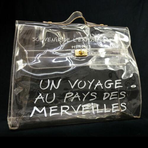 Authentic HERMES Vinyl Kelly Hand Beach Bag SOUVENIR DE: This item qualifies for FREE DOMESTIC SHIPPING to customers in the USA Condition: Pre-owned: An item that has been used or worn previously. See the sellerÃ¢€â„¢s listing for full details an