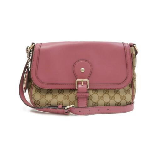 Authentic GUCCI Bag 308452 FAFXG: This item qualifies for FREE DOMESTIC SHIPPING to customers in the USA Brand: Gucci Gender: Ladies Style: Shoulder Bag Size: W X H X Gusset (W) : 27Cm X 20Cm X 12Cm Shoulder : 100-110Cm Color: Beige &
