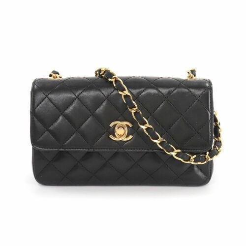 Authentic CHANEL Mini Matelasse Chain Shoulder Bag Barnebys