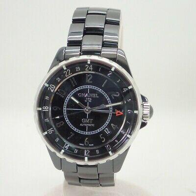 Authentic Chanel J12GMT H3102 Black Ceramic Automatic: This item qualifies for FREE DOMESTIC SHIPPING to customers in the USA Brand: CHANEL Product name / model number: J12GMT Men's self-winding H3102 Movement: Automatic winding daily difference +5 second