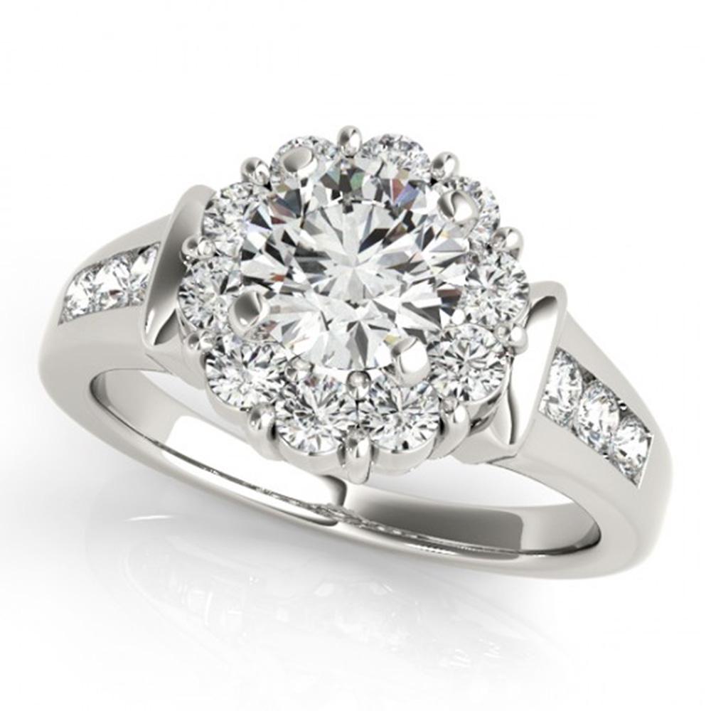 1.9 ctw Certified VS/SI Diamond Solitaire Halo Ring 14k: This item qualifies for FREE DOMESTIC SHIPPING to customers in the USA 1.9 ctw Certified VS/SI Diamond Solitaire Halo Ring 14k White Gold Designer Brand Luxury Jewelrymade in the USA Suggested Retail 