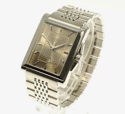 Authentic Gucci G Timeless Date 138.4 YA138402 Quartz: This item qualifies for FREE DOMESTIC SHIPPING to customers in the USA Product details Gender Men Material SS x SS Dial color brown Machine type quartz Ref.No 138.4 YA138402 Serial No 1503 Function /