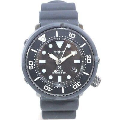 Authentic SEIKO PROSPEX Diver Scuba Solar Men's Solar: This item qualifies for FREE DOMESTIC SHIPPING to customers in the USA Brand: name SEIKO Product Name PROSPEX Diver Scuba Solar Solar Watch Target men Model: V147-0BG0 Color black Material Stainless S