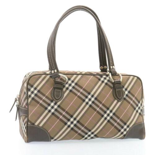 Authentic BURBERRY Blue Label Nova Check Tote Bag Nylon: This item qualifies for FREE DOMESTIC SHIPPING to customers in the USA Brand: BURBERRY Bag Length: 13.0inch(Approx) / 33cm(Approx) Style: Tote Bag Department: Women Material: Nylon Country of Manufact