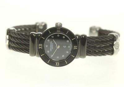 Authentic Charriol Saint-Tropez Mini Ref.ST20 Quartz: This item qualifies for FREE DOMESTIC SHIPPING to customers in the USA Product condition The glass is in a beautiful state Case Slight scratches small dents Bezel light scratches Belt / Bracelet Light