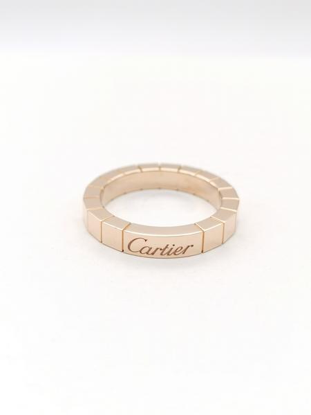 Authentic Cartier Lanier Ring: This item qualifies for FREE DOMESTIC SHIPPING to customers in the USA Brand:Cartier Ring Size:EU48 US4.5 Ring Width:3.0mm Material:18KPG Conditions:Excellent(Professionally polished) Come With:Box