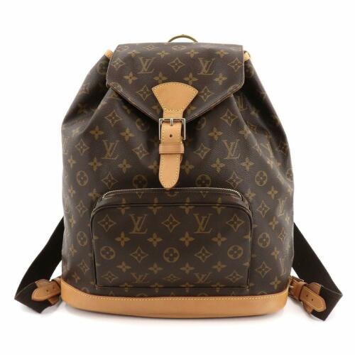 Authentic LOUIS VUITTON Monogram Montsouris GM Backpack: This item qualifies for FREE DOMESTIC SHIPPING to customers in the USA Brand: Louis Vuitton Size H: 14.57 Inch Style: Backpack Size D: 5.12 Inch Material: Monogram Canvas Weight: 1.95 Lb Color: Monogr