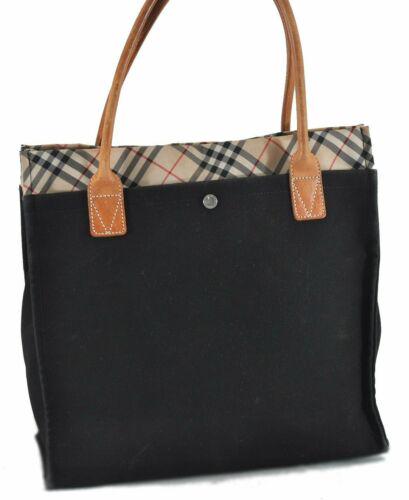 Authentic Burberry BLUE LABEL Check Canvas Leather Tote: This item qualifies for FREE DOMESTIC SHIPPING to customers in the USA Brand: Burberry Style: Tote Bag Country/Region of Manufacture: Japan Type: Tote Bag Bag Length: 11.8inches (30cm) Department: Wom