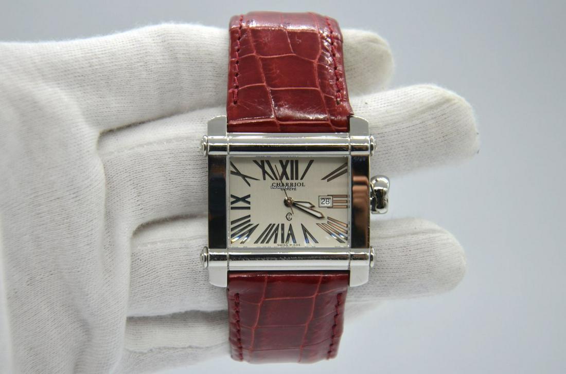 Authentic Charriol Geneve: This item qualifies for FREE DOMESTIC SHIPPING to customers in the USA Basic Info Brand: Charriol Reference number: CCHL Case material: Steel Bracelet material: Leather Year of production Unknown Cond