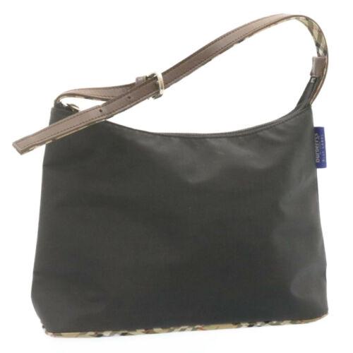 Authentic BURBERRYS Blue Label Nova Check Shoulder Bag: This item qualifies for FREE DOMESTIC SHIPPING to customers in the USA Brand: BURBERRYS Size: W29 x H20 x D10cm / Shoulder Drop 15-40cm(Approx) Color: Black Type: unknown Material: Nylon Department: W