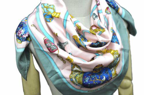 Authentic HERMES Scarf "Pourvu qu'on ait l'ivresse": This item qualifies for FREE DOMESTIC SHIPPING to customers in the USA Brand: HERMES Material: Silk Country/Region of Manufacture: France Color: Gray Style: Scarf Size(cm): W90 x H90cm(Approx) Type: S