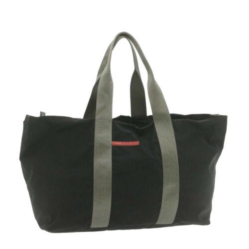 Authentic PRADA Sports Nylon Tote Bag Black: This item qualifies for FREE DOMESTIC SHIPPING to customers in the USA Brand: PRADA Size: W40 x H28 x D18cm / Shoulder Drop 18cm(Approx) Color: Black Type: unknown Material: Nylon Department: Woman St