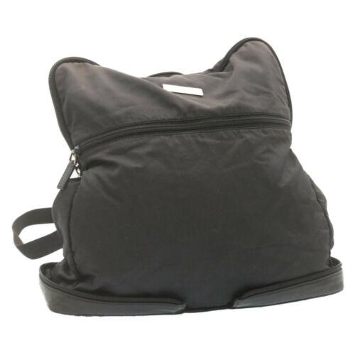 Authentic GUCCI Tote Bag Black Nylon Leather: This item qualifies for FREE DOMESTIC SHIPPING to customers in the USA Brand: GUCCI Size: W32 x H32 x D11cm(Approx) Color: Black Country/Region of Manufacture: Italy Material: Nylon Type: unknown Styl