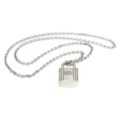 Authentic HERMES Cadena Necklace Silver Ag925: This item qualifies for FREE DOMESTIC SHIPPING to customers in the USA Brand: HERMES UPC: Does not apply EAN: Does not apply The BIDHAUS Guarantee: Photos descriptions and estimates were prepared with