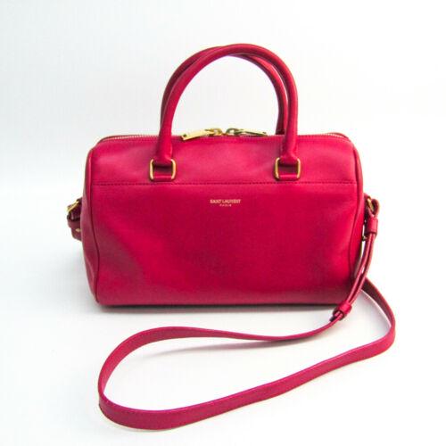 Authentic Saint Laurent Baby Duffle 330958 Women's: This item qualifies for FREE DOMESTIC SHIPPING to customers in the USA Brand: Saint Laurent Closure: Zipper Material: Leather Country/Region Of Manufacture: Italy Style: Handbag Personalized: No Color