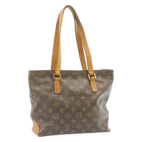 Authentic LOUIS VUITTON Monogram Cabas Piano Tote Bag: This item qualifies for FREE DOMESTIC SHIPPING to customers in the USA Brand: LOUIS VUITTON Size: W32 x H24 x D12cm / Shoulder Strap Length 48cm(Approx) Color: Monogram Country/Region of Manufacture: 