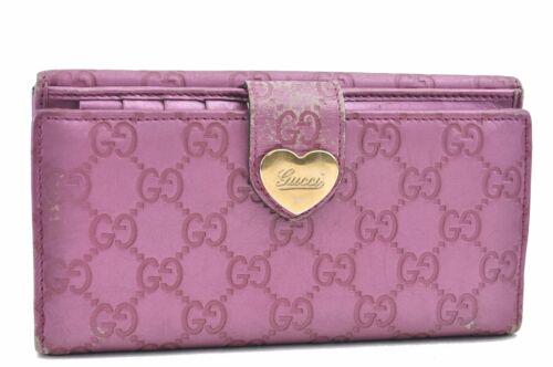 Authentic GUCCI Guccissima Heart GG Leather Long Wallet: This item qualifies for FREE DOMESTIC SHIPPING to customers in the USA Brand: GUCCI Style: Wallet Country/Region of Manufacture: Italy Type: Wallet Serial Number: 2035502184 Department: Women Bag Leng
