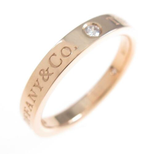 Authentic TIFFANY Flat 3P Ring: This item qualifies for FREE DOMESTIC SHIPPING to customers in the USA Brand: Tiffany Size: 10.0 (Jpn Size) Material: 750Pg Actualsize: Width:3.0Mm Gender: Ladies The BIDHAUS Guarantee: Photos descrip