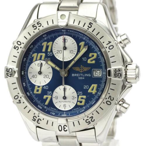 Authentic Polished BREITLING Chrono Colt Steel: This item qualifies for FREE DOMESTIC SHIPPING to customers in the USA Brand: Breitling Movement: Self Winding (Automatic) Department: Men Reference Number: A13335 Type: Sports Watch Country/Region Of