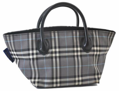 Authentic Burberrys BLUE LABEL Check Hand Bag Nylon: This item qualifies for FREE DOMESTIC SHIPPING to customers in the USA Brand: Burberrys Style: Hand Bag Country/Region of Manufacture: Japan Type: Hand Bag Bag Length: 6.3inches (16cm) Department: Wom