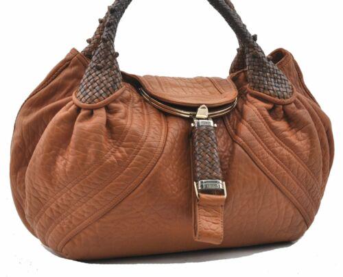 Authentic FENDI Spy Bag Shoulder Hand Bag Leather Brown: This item qualifies for FREE DOMESTIC SHIPPING to customers in the USA Brand: FENDI Style: Hand Bag Country/Region of Manufacture: Italy Type: Hand Bag Serial Number: 24158BR511RQ1068 Department: Wome