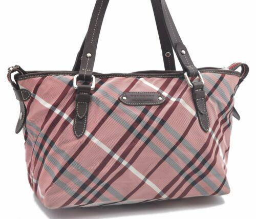 Authentic Burberry BLUE LABEL Check Shoulder Tote Bag: This item qualifies for FREE DOMESTIC SHIPPING to customers in the USA Brand: Burberry Style: Tote Bag Country/Region of Manufacture: Japan Type: Tote Bag Bag Length: 15.7inches (40cm) Department: Wom